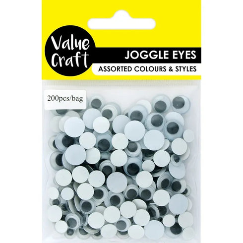 Mixed Sizes Craft Joggle Eyes